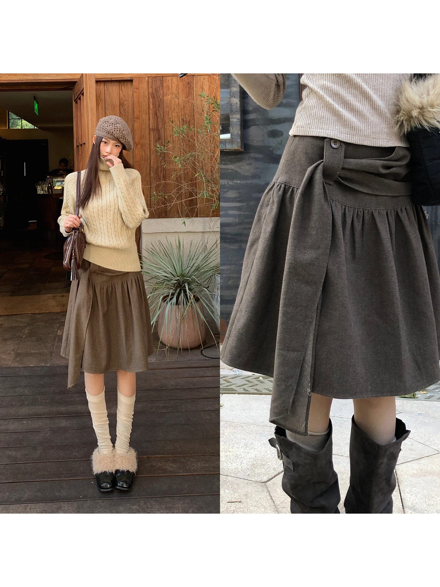 Red Celebri A-Line Skirt Women's Autumn Winter Coffee Color High-End Sensation Beautiful ort Skirt Casual Sle Low ...
Red Celebri A-Line Skirt Women's Autumn Winter Coffee Color High-End Sensation Beautiful ort Skirt Casual Sle Low ...