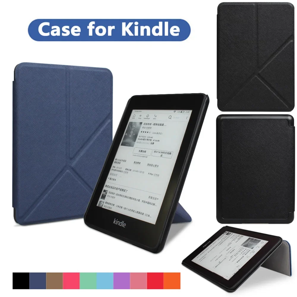 Foldable Stand Case for Kindle Paperwhite Oasis 2022 2019 2018 2 3 4 5 7 8 9 10th 11th Generation 6 6.8 Inch Pouch Cover Funda
Foldable Stand Case for Kindle Paperwhite Oasis 2022 2019 2018 2 3 4 5 7 8 9 10th 11th Generation 6 6.8 Inch Pouch Cover Funda