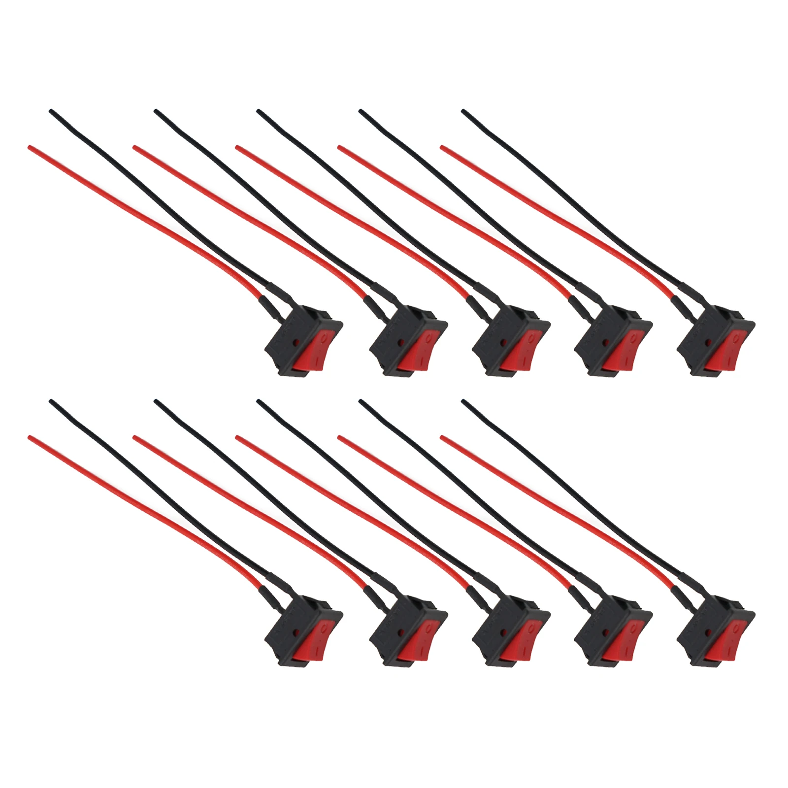 Two-Wire Square Switch ON OFF Rocker Switch 2Pin SPST Accessorie Boat Type Small Device With Cable KCD1 Switch
Two-Wire Square Switch ON OFF Rocker Switch 2Pin SPST Accessorie Boat Type Small Device With Cable KCD1 Switch