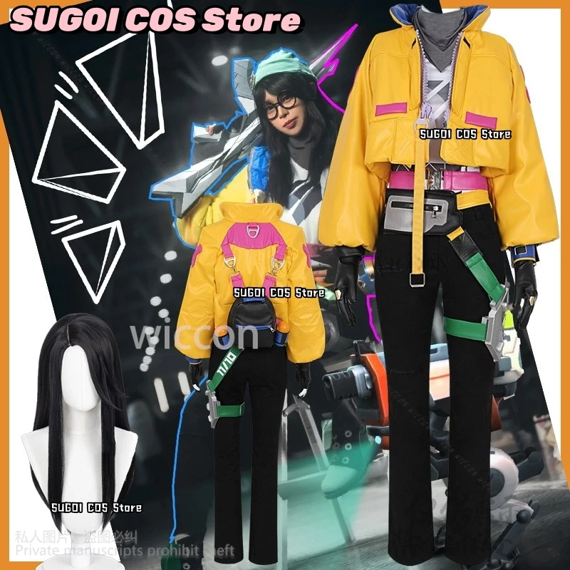 Anime Game Valorant Cosplay Killjoy Costume Jirai Kei Yellow Punk Y2K Uniform Coat Bag Pants Kawaii Cute Girls Wigs Suits
Anime Game Valorant Cosplay Killjoy Costume Jirai Kei Yellow Punk Y2K Uniform Coat Bag Pants Kawaii Cute Girls Wigs Suits