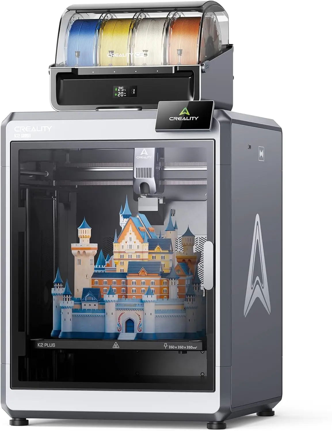 K2 Plus Combo 3D Printer, Multi Color Printing with New CFS 600mm/s High-Speed Full Auto-Leveling Dual Al Camera Next-Gen
K2 Plus Combo 3D Printer, Multi Color Printing with New CFS 600mm/s High-Speed Full Auto-Leveling Dual Al Camera Next-Gen