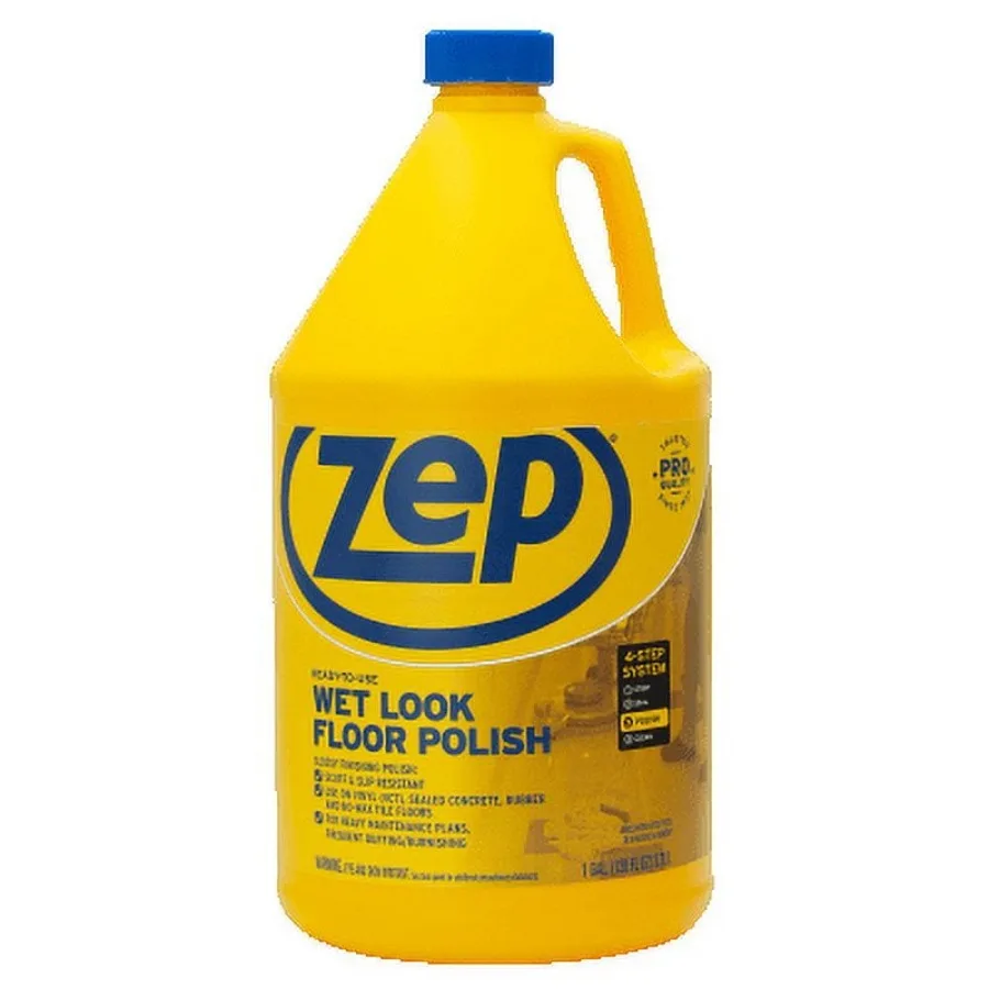 Professional Wet Look Floor Polish Indoor Commercial Floor Cleaners Mild Ammoniacal 128 oz
Professional Wet Look Floor Polish Indoor Commercial Floor Cleaners Mild Ammoniacal 128 oz