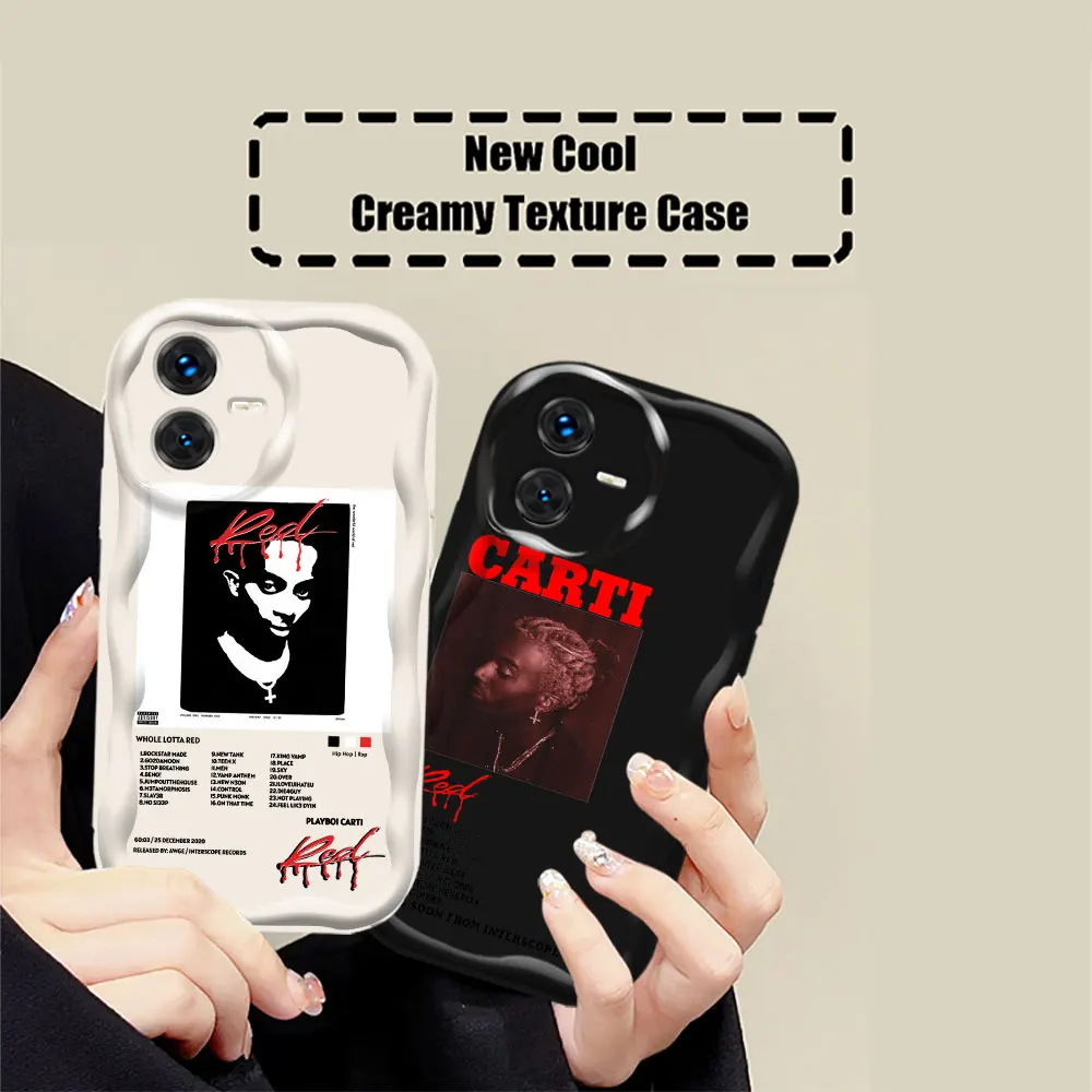 Playboi Carti Rapper Phone Case For VIVO Y100 Y93 Y91 Y85 Y78 Y77 Y76 Y73 Y50 Y36 Y35 Y28 Y22S Y21 Y21T Y20 Y19 5G 3D Wave Cover
Playboi Carti Rapper Phone Case For VIVO Y100 Y93 Y91 Y85 Y78 Y77 Y76 Y73 Y50 Y36 Y35 Y28 Y22S Y21 Y21T Y20 Y19 5G 3D Wave Cover