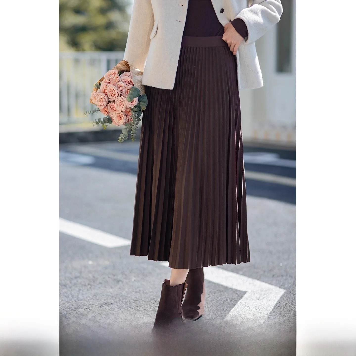 Коричневая юбка макси Red Notion Coffee Color для женщин, средней длины, с высокой талией, художественная, из смесового хлопка, для осени
Коричневая юбка макси Red Notion Coffee Color для женщин, средней длины, с высокой талией, художественная, из смесового хлопка, для осени