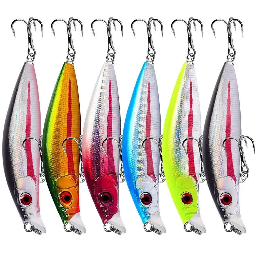 Fishing Gear Product 7.5cm 8g Bamino Bait Sink Deep Diving Lure Bait Artificial Rotating Minnow Fishing Lure Perch
Fishing Gear Product 7.5cm 8g Bamino Bait Sink Deep Diving Lure Bait Artificial Rotating Minnow Fishing Lure Perch