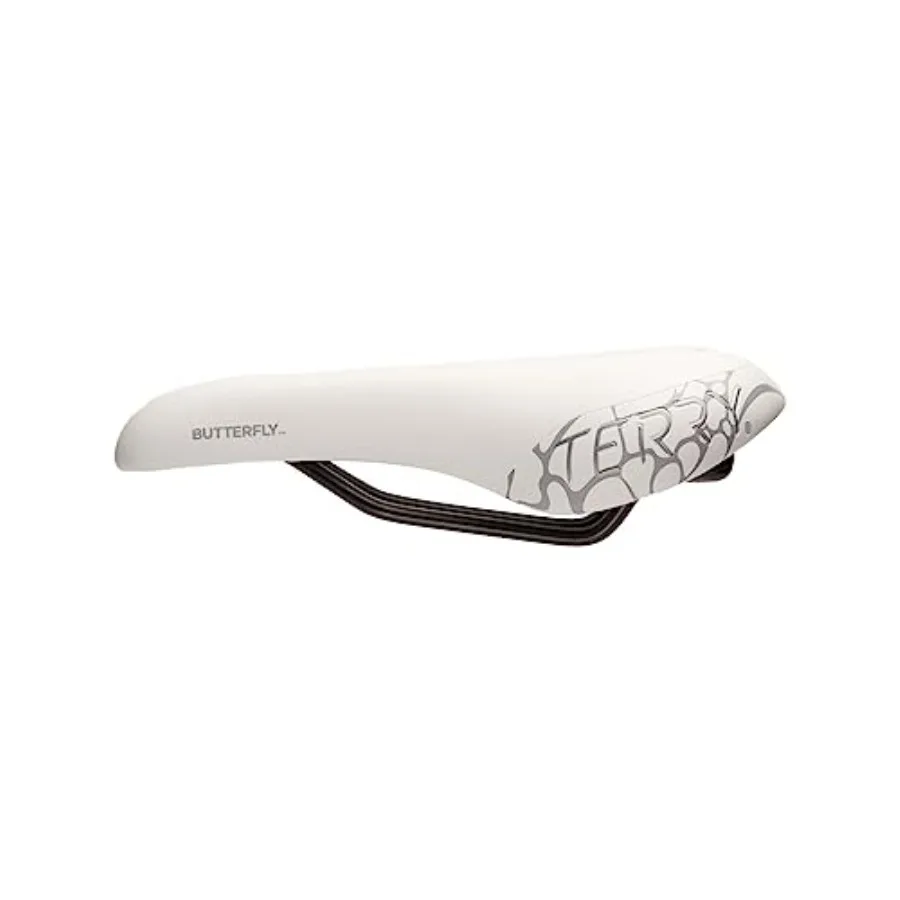 Butterfly Cromoly Bike Saddle - Bicycle Seat for Women - Flexible and Comfortable - Dura-Tek Cover
Butterfly Cromoly Bike Saddle - Bicycle Seat for Women - Flexible and Comfortable - Dura-Tek Cover