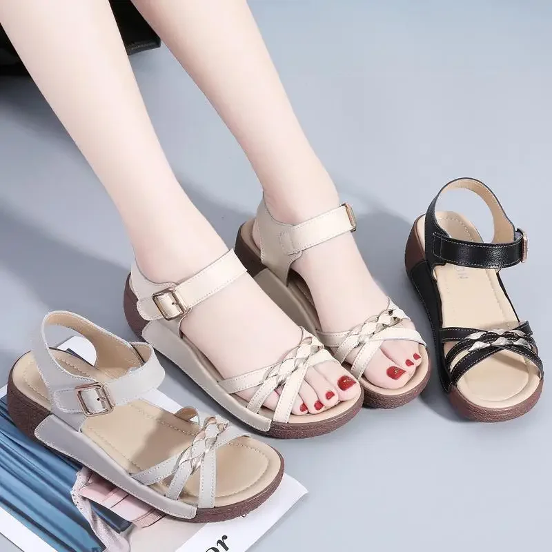 Roman Sandals Women's 2024 Summer New Platform Platform Dress Casual Luxury Elegant Platform
Roman Sandals Women's 2024 Summer New Platform Platform Dress Casual Luxury Elegant Platform