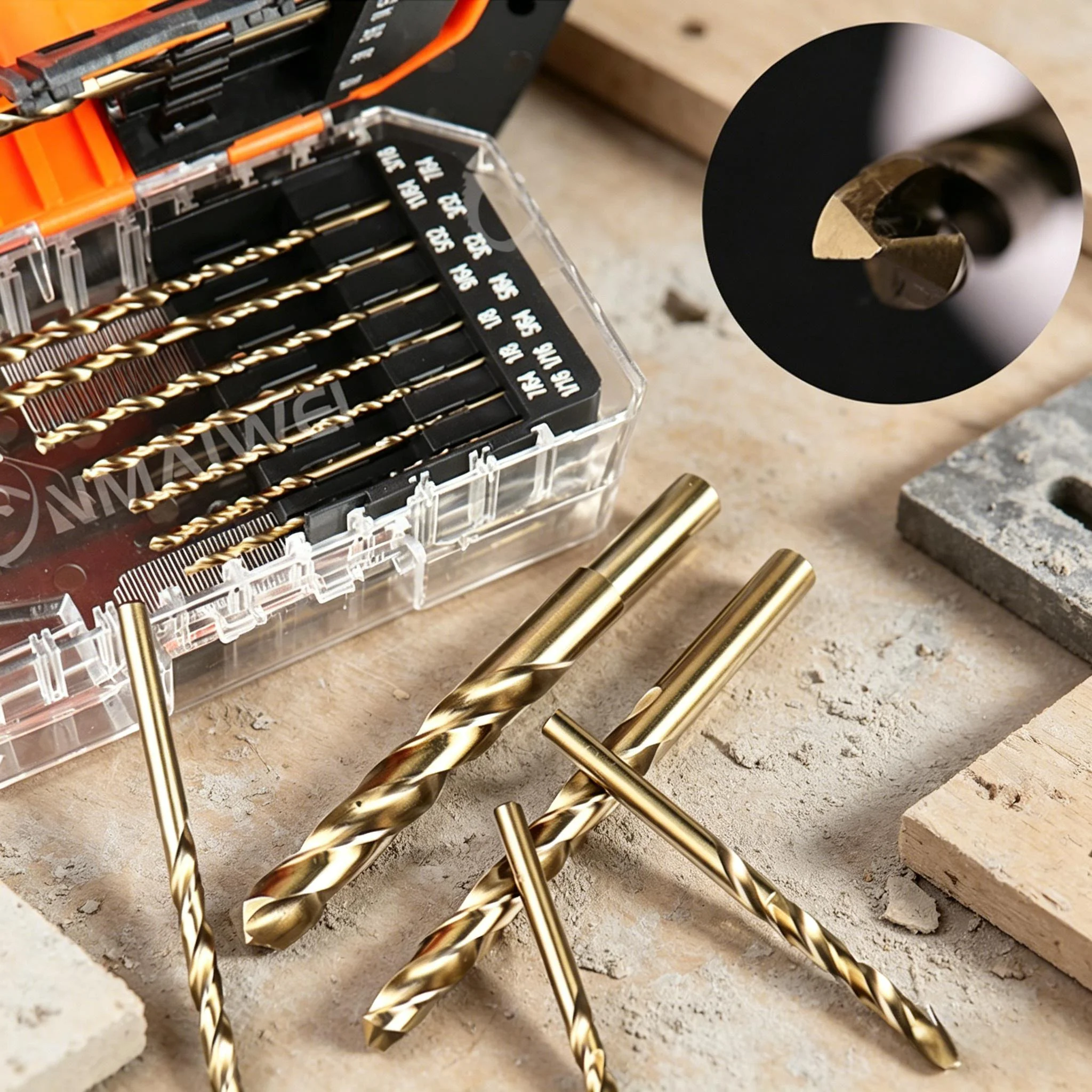 M35 HSS Cobalt Twist Drill Bit Set Multifunctional Tool For Stainless Steel ect Metalworking 135° Split Point High Hardness Wear
M35 HSS Cobalt Twist Drill Bit Set Multifunctional Tool For Stainless Steel ect Metalworking 135° Split Point High Hardness Wear