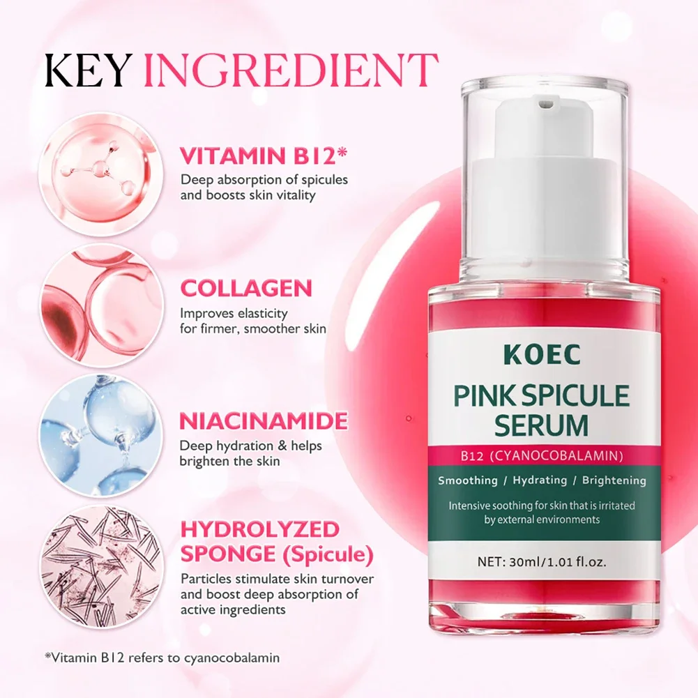 Pink Spicule Pore Tightening Anti-Aging Serum,ull Hydrating Protecting Skin Bright Revitalizing Unisex Essence
Pink Spicule Pore Tightening Anti-Aging Serum,ull Hydrating Protecting Skin Bright Revitalizing Unisex Essence