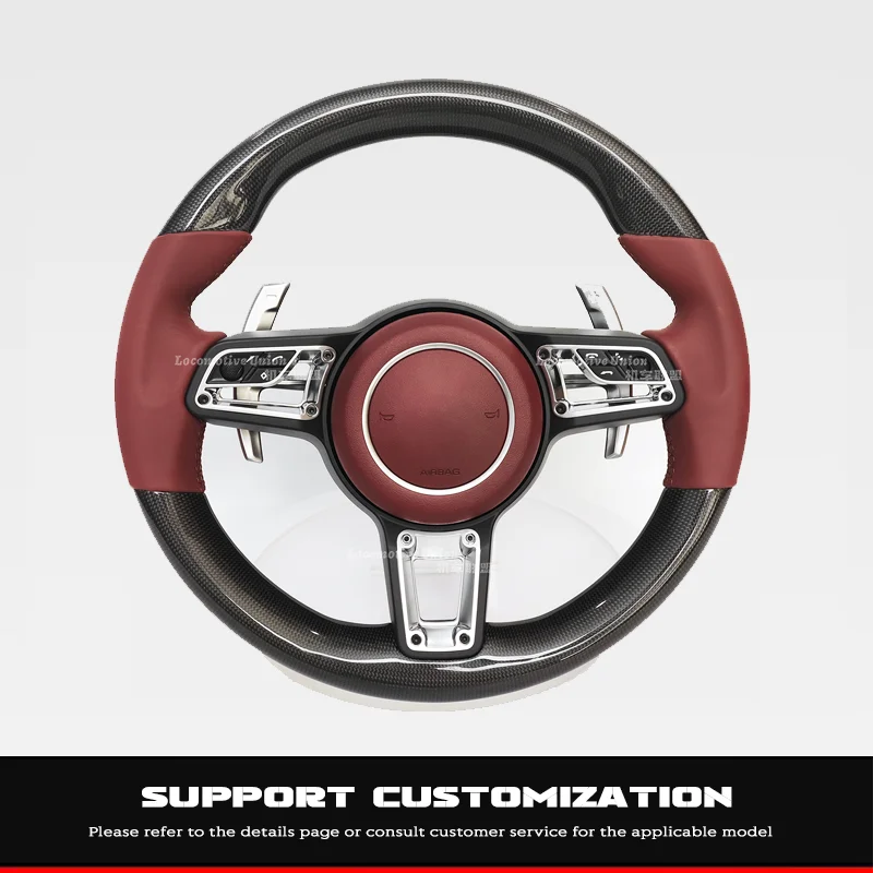 Carbon fibre steering wheel for Porsche Panamera Cayenne Macan 718 911 Caycan 918 Carrera Targa 911 GT3 RS 911.2 991 992
Carbon fibre steering wheel for Porsche Panamera Cayenne Macan 718 911 Caycan 918 Carrera Targa 911 GT3 RS 911.2 991 992