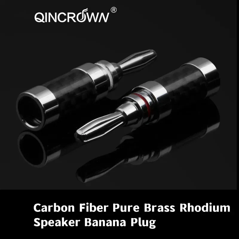 Weidukai Carbon Fiber Speaker Banana Plug Pure Brass Rhodium Plated Speaker Cable Adapter Audio Video Banana Connectors
Weidukai Carbon Fiber Speaker Banana Plug Pure Brass Rhodium Plated Speaker Cable Adapter Audio Video Banana Connectors