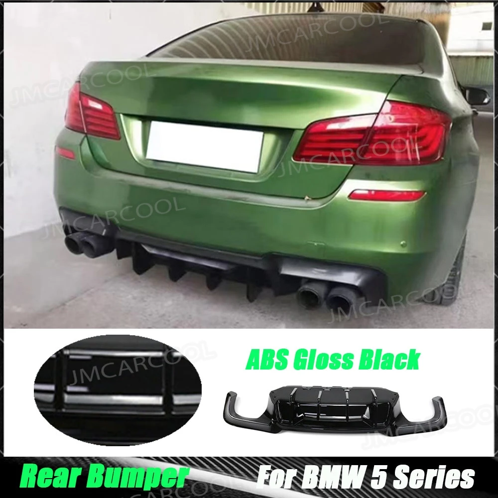 ABS Carbon Gloss Black Accessorise Car Rear Bumper Lip Diffuser For BMW 5 Series F10 M Sport M5 2011-2016
ABS Carbon Gloss Black Accessorise Car Rear Bumper Lip Diffuser For BMW 5 Series F10 M Sport M5 2011-2016