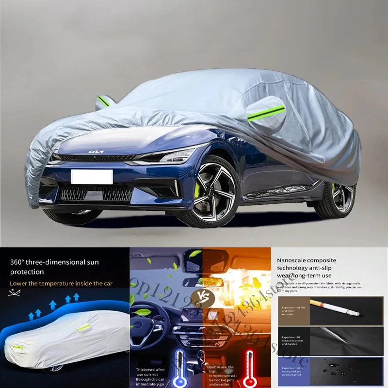For KIA-EV6 Auto Anti snow Anti dust Anti-uv Anti peeling paint And Anti Rainwater 210t car cover Car cover protection
For KIA-EV6 Auto Anti snow Anti dust Anti-uv Anti peeling paint And Anti Rainwater 210t car cover Car cover protection