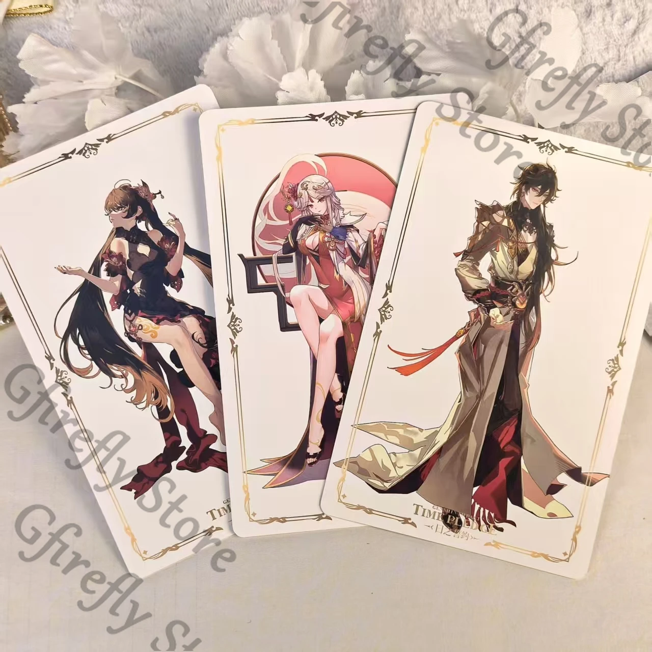 Genshin Impact Zhongli Hu Tao Eula Kamisato Ayaka Playing Cards Game Anime Albedo Card Postcard Collection Ornaments Gift
Genshin Impact Zhongli Hu Tao Eula Kamisato Ayaka Playing Cards Game Anime Albedo Card Postcard Collection Ornaments Gift