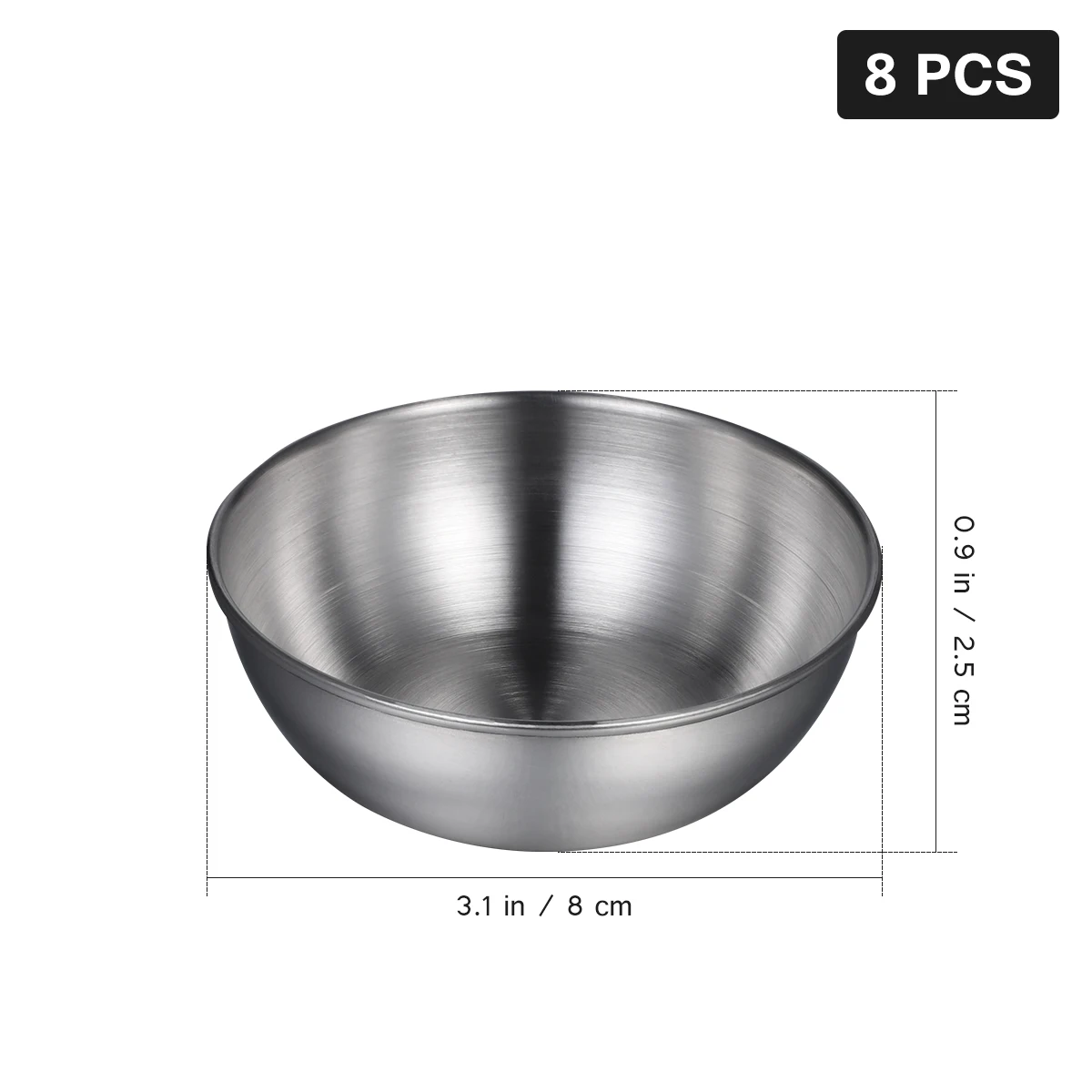 Stainless Steel Seasoning Dipping Bowls Sauce Dish Small Silver Saucer Food Condiments Serving Plates Home Restaurant Kitchen
Stainless Steel Seasoning Dipping Bowls Sauce Dish Small Silver Saucer Food Condiments Serving Plates Home Restaurant Kitchen