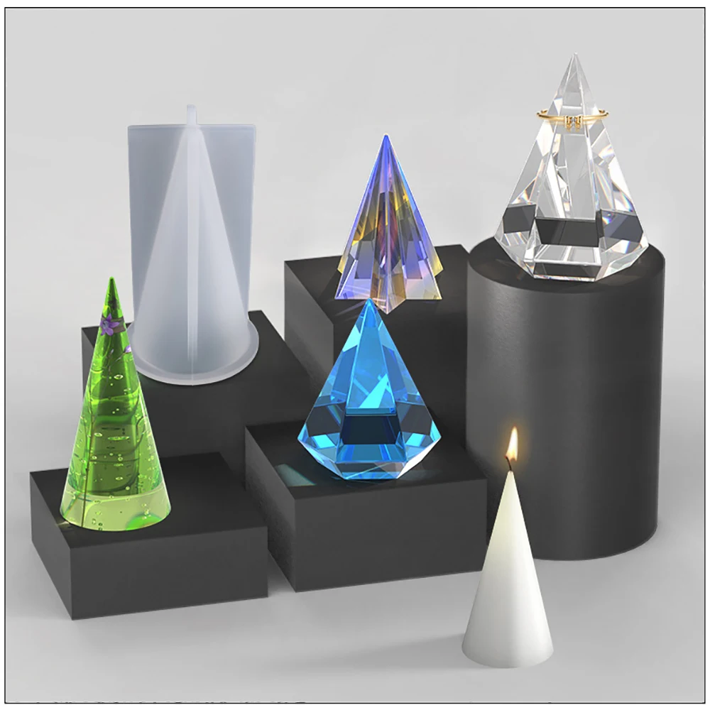 Diy Crystal Epoxy Resin Mold Multi-cornered Cylindrical Epoxy Mold Pendulum Decorative Jewelry Silicone Candle Mold
Diy Crystal Epoxy Resin Mold Multi-cornered Cylindrical Epoxy Mold Pendulum Decorative Jewelry Silicone Candle Mold