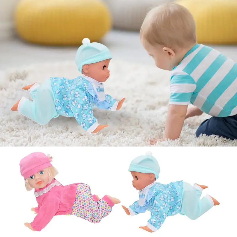 Fun Electric Crawling Baby Toys Baby Toddler Early Learning Crawling Doll Learning to Crawl Guide Toys doll cute children's doll
Fun Electric Crawling Baby Toys Baby Toddler Early Learning Crawling Doll Learning to Crawl Guide Toys doll cute children's doll