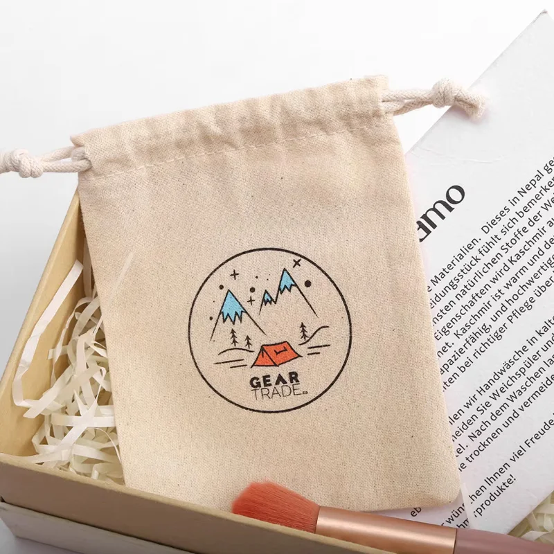 Natural Cotton Gift Bags Print Colorful Logo Design Small Jelwelry Drawstring Pouch
Natural Cotton Gift Bags Print Colorful Logo Design Small Jelwelry Drawstring Pouch