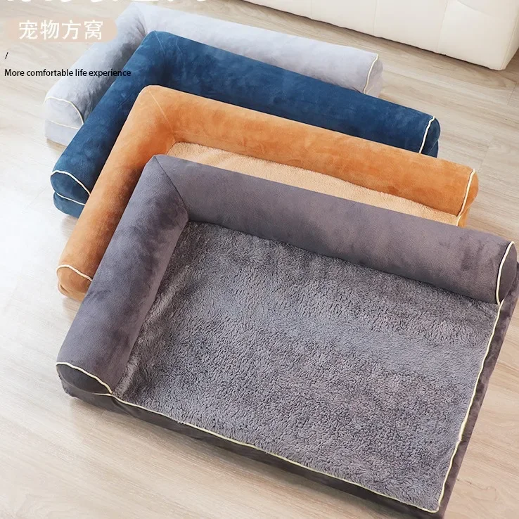 Sponge pet dog bed, cat bed, sofa bed, detachable washable pet bed, all season plush dog and cat bed
Sponge pet dog bed, cat bed, sofa bed, detachable washable pet bed, all season plush dog and cat bed