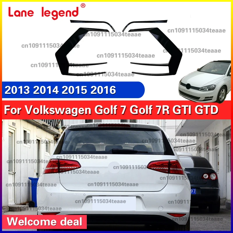 For Volkswagen Golf 7 Golf 7R GTI GTD Golf VII MK7R 2013-2016 Car Rear Bumper Air Knife Tail Light Knife Modification Styling
For Volkswagen Golf 7 Golf 7R GTI GTD Golf VII MK7R 2013-2016 Car Rear Bumper Air Knife Tail Light Knife Modification Styling