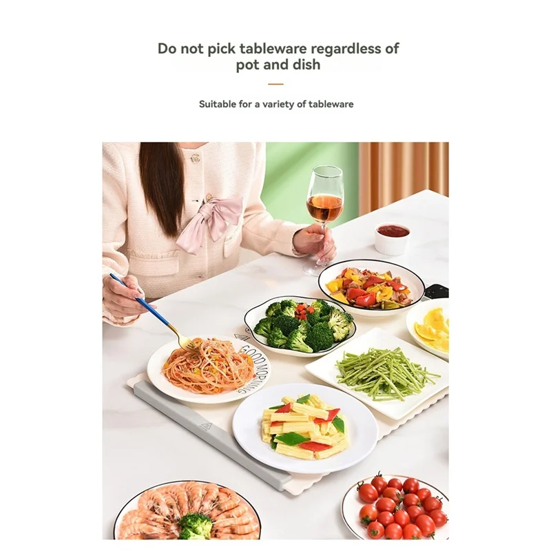 A26I-Premium Silicone Heating Mat For Food With Timing Function Foldable And Portable Food Warmer EU Plug
A26I-Premium Silicone Heating Mat For Food With Timing Function Foldable And Portable Food Warmer EU Plug