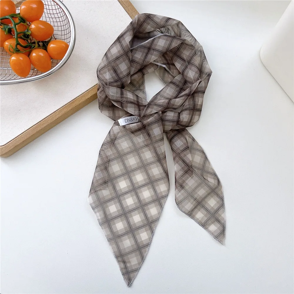 Bow Ties Plaid Pattern Long Silk Scarf Printed Cravat Flower Scarf Wrap Floral Long Ribbon Scarves
Bow Ties Plaid Pattern Long Silk Scarf Printed Cravat Flower Scarf Wrap Floral Long Ribbon Scarves