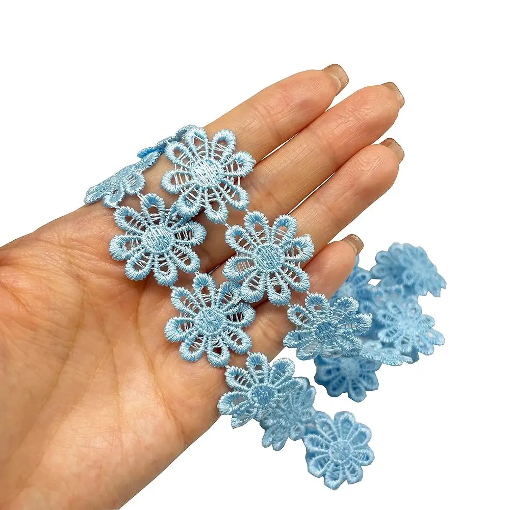 2 Yards 25mm Sky Blue Daisy Flower Lace Trim Knitting Wedding Embroidered DIY Handmade Patchwork Ribbon Sewing Supplies Crafts
2 Yards 25mm Sky Blue Daisy Flower Lace Trim Knitting Wedding Embroidered DIY Handmade Patchwork Ribbon Sewing Supplies Crafts