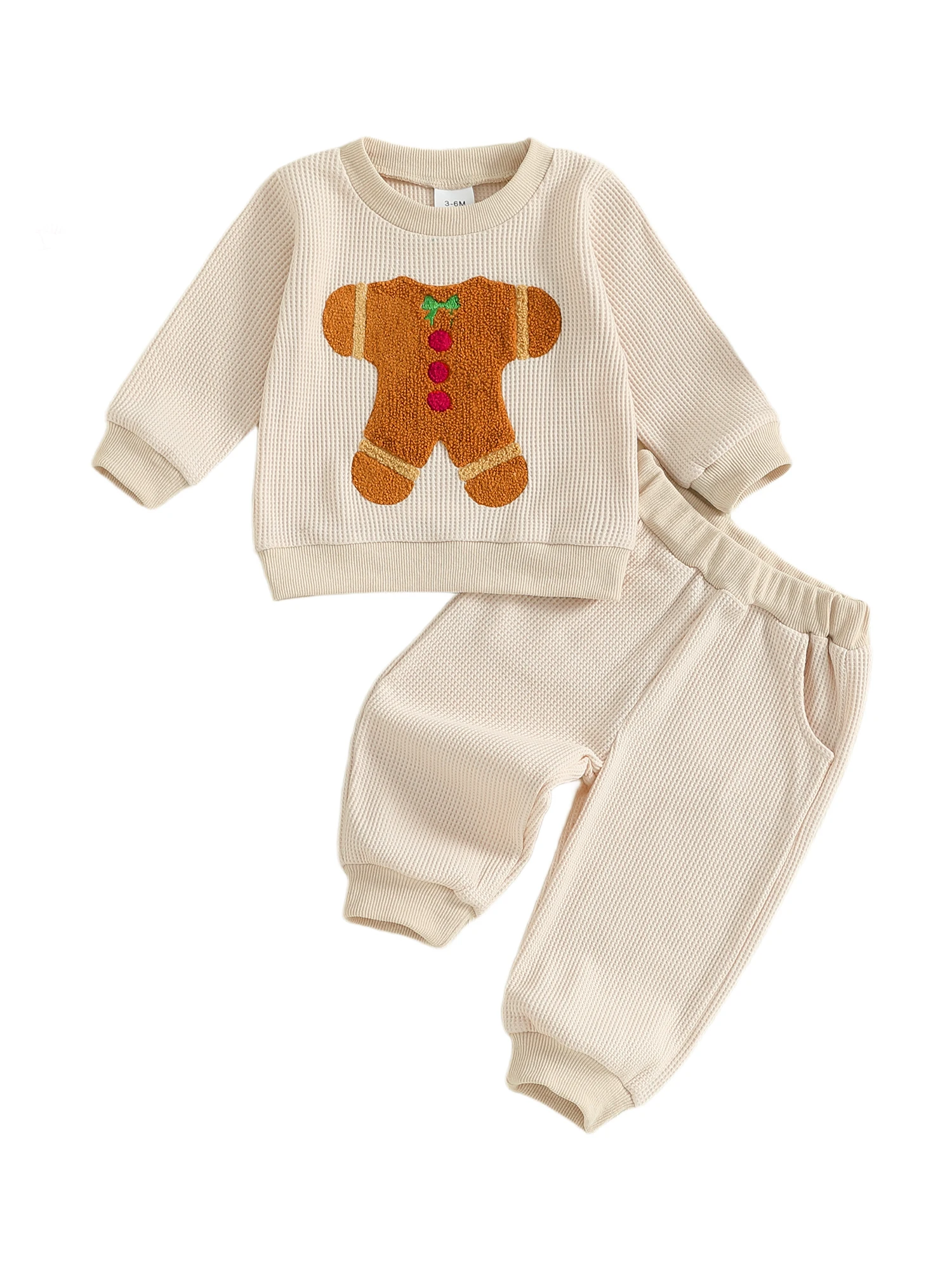 Cute Infant Holiday Clothes Santa Claus Applique Crew Neck Sweater Stretchy Waistband Trousers Ensemble
Cute Infant Holiday Clothes Santa Claus Applique Crew Neck Sweater Stretchy Waistband Trousers Ensemble