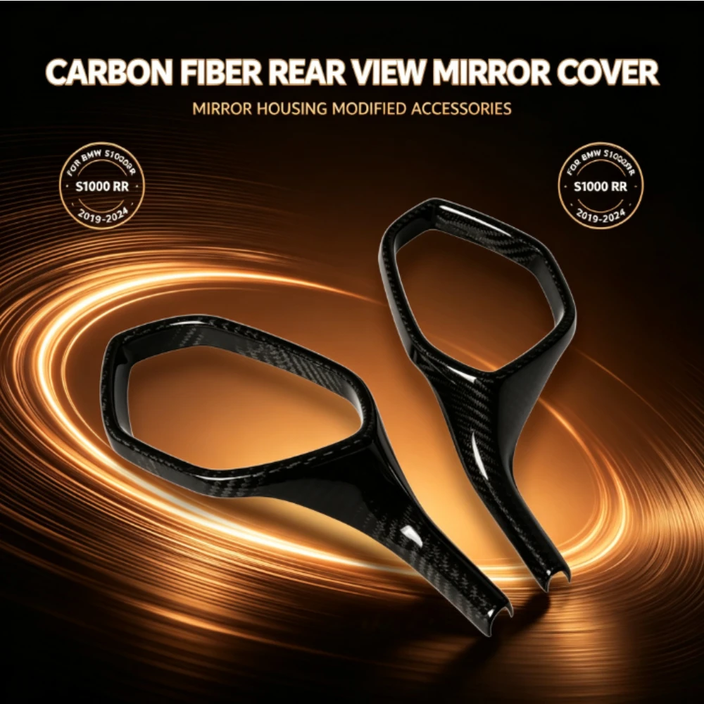 Rear View Mirrors For BMW S1000RR S1000 RR 2019-2023 2024 Motorcycle Carbon Fiber Rearview Side Mirror Cover Housing Accessories
Rear View Mirrors For BMW S1000RR S1000 RR 2019-2023 2024 Motorcycle Carbon Fiber Rearview Side Mirror Cover Housing Accessories