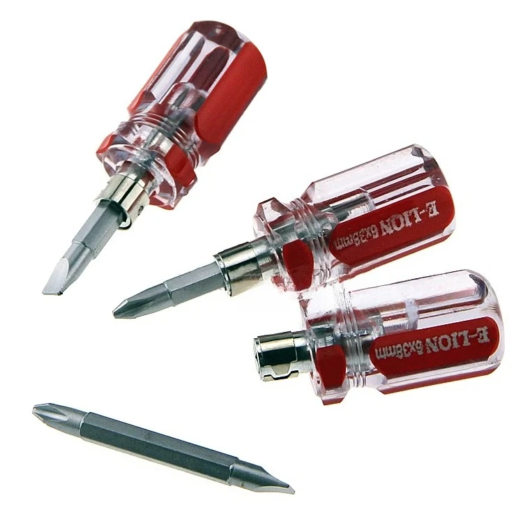 Transparent crystal handle Mini cross one-purpose screwdriver, ultra-short screwdriver, screwdriver, small rob head, tool
Transparent crystal handle Mini cross one-purpose screwdriver, ultra-short screwdriver, screwdriver, small rob head, tool