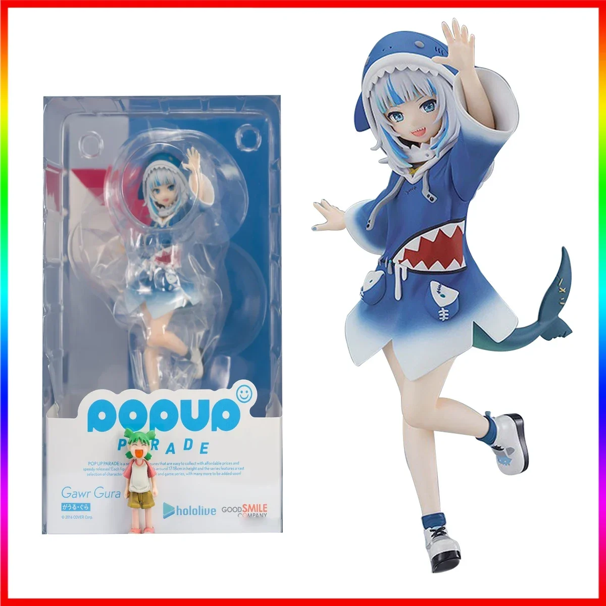 15CM Anime Figure Hololive Gawr Gura PVC Action Figure Blue Shark Girl Cosplay Kawaii Cute Collectible Model Doll Gift for Fans
15CM Anime Figure Hololive Gawr Gura PVC Action Figure Blue Shark Girl Cosplay Kawaii Cute Collectible Model Doll Gift for Fans