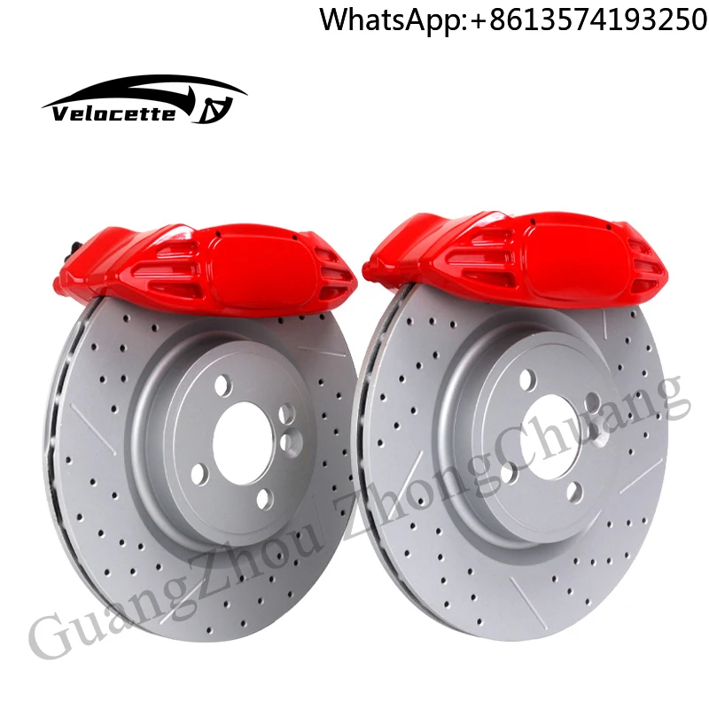 For New Mini Brake Assembly 4 Pot Piston Kit with 316mm Disc Rotor Pads Oil Pipe for Mini R56 Steel