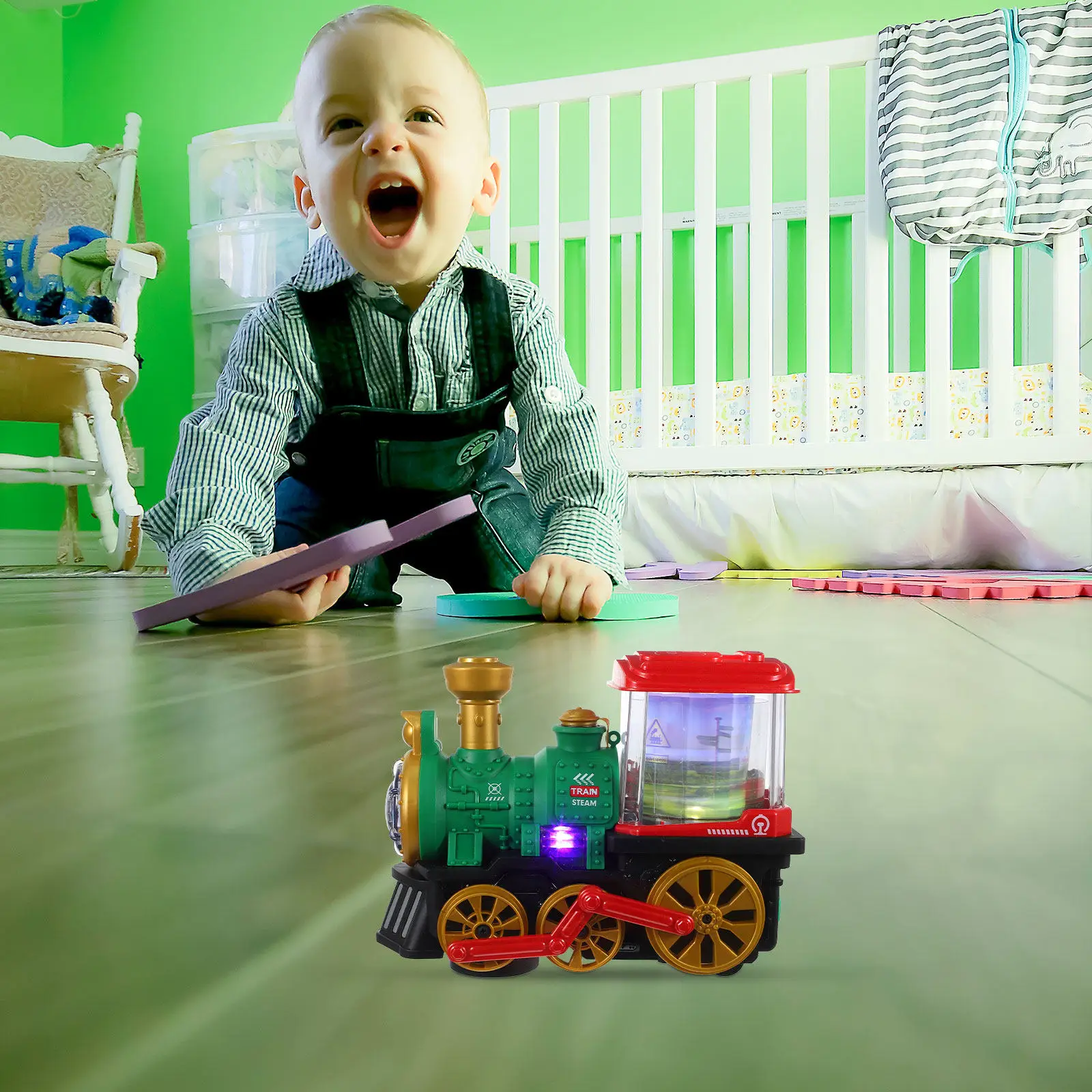 Electric Spraying Steaming Train Music Light Rotating Moving Creative Cartoon Train for Kids Educational Interactive Fun
Electric Spraying Steaming Train Music Light Rotating Moving Creative Cartoon Train for Kids Educational Interactive Fun