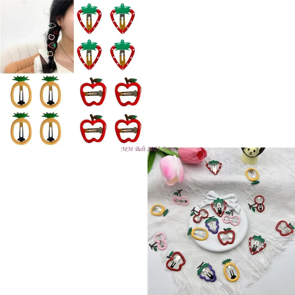 49ME 2000s Strawberry Grape Hairpin Fruit Cherry Hair Clip Children Flat Clip
49ME 2000s Strawberry Grape Hairpin Fruit Cherry Hair Clip Children Flat Clip