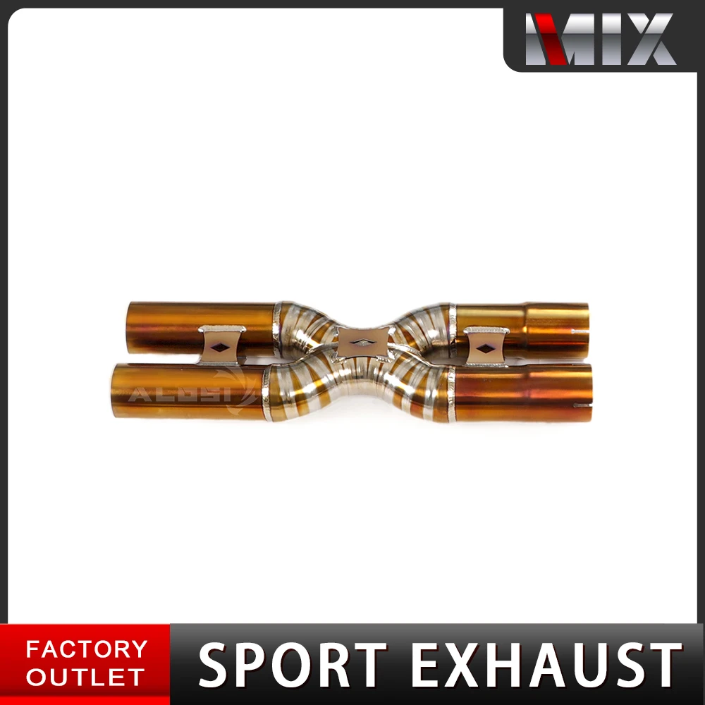 For Ferrari F12/FF titanium mid pipe X pipe cat-back exhaust pipe modification car exhaust system middle section
For Ferrari F12/FF titanium mid pipe X pipe cat-back exhaust pipe modification car exhaust system middle section