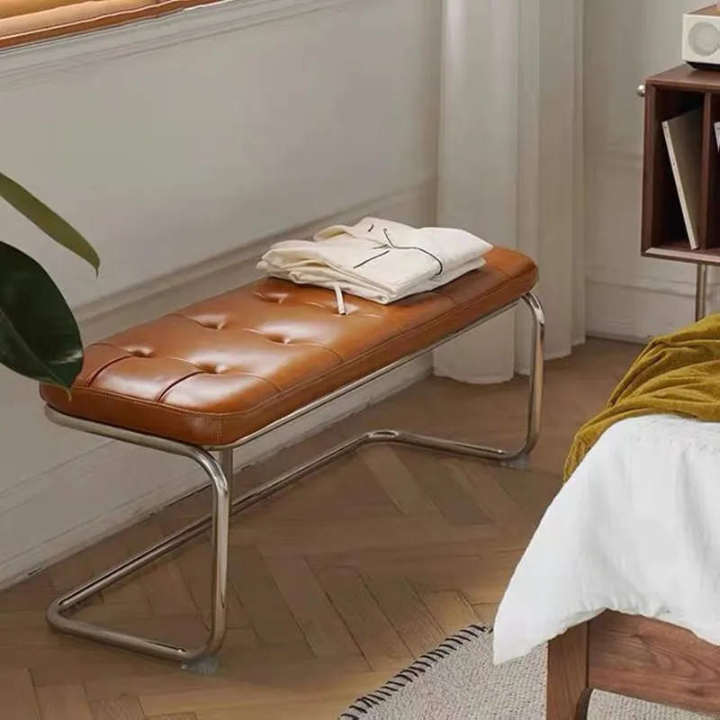 Nordic PU Leather Stool Bed Room Bench Hallway Soft Cushion Shoe Changing Stool Sofa Stool Home Living Room Furniture Long Bench
Nordic PU Leather Stool Bed Room Bench Hallway Soft Cushion Shoe Changing Stool Sofa Stool Home Living Room Furniture Long Bench