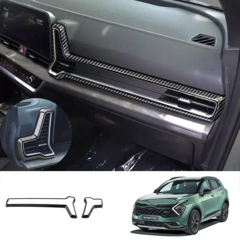 Для Kia Sportage NQ5 2022 2023, внутренняя передняя приборная панель, боковое вентиляционное отверстие, выходная крышка, панель управления центром, отделка, автомобильные аксессуары
Для Kia Sportage NQ5 2022 2023, внутренняя передняя приборная панель, боковое вентиляционное отверстие, выходная крышка, панель управления центром, отделка, автомобильные аксессуары