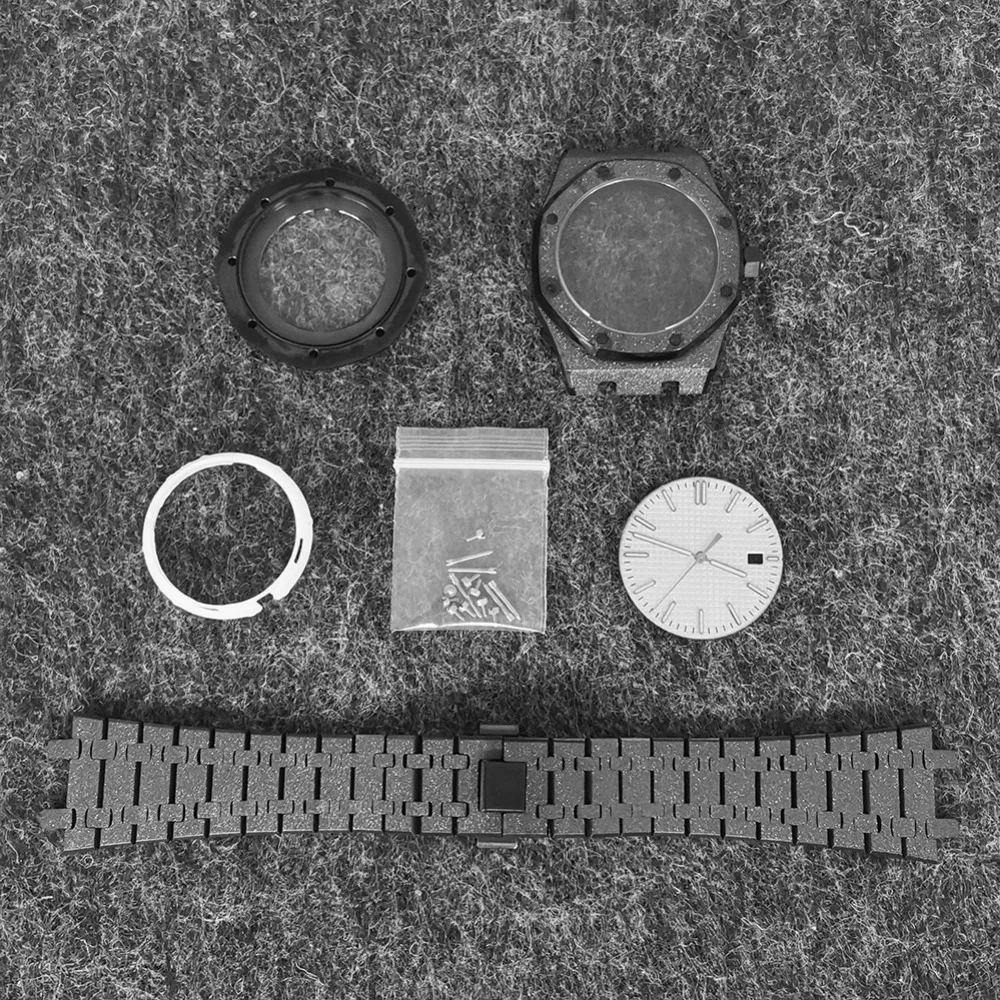 41mm Octagonal star case scrub Watch Case Butterfly Buckle Strap Dial Hands Watch Conversion part for NH35/NH36/4R36 Movemrnt
41mm Octagonal star case scrub Watch Case Butterfly Buckle Strap Dial Hands Watch Conversion part for NH35/NH36/4R36 Movemrnt