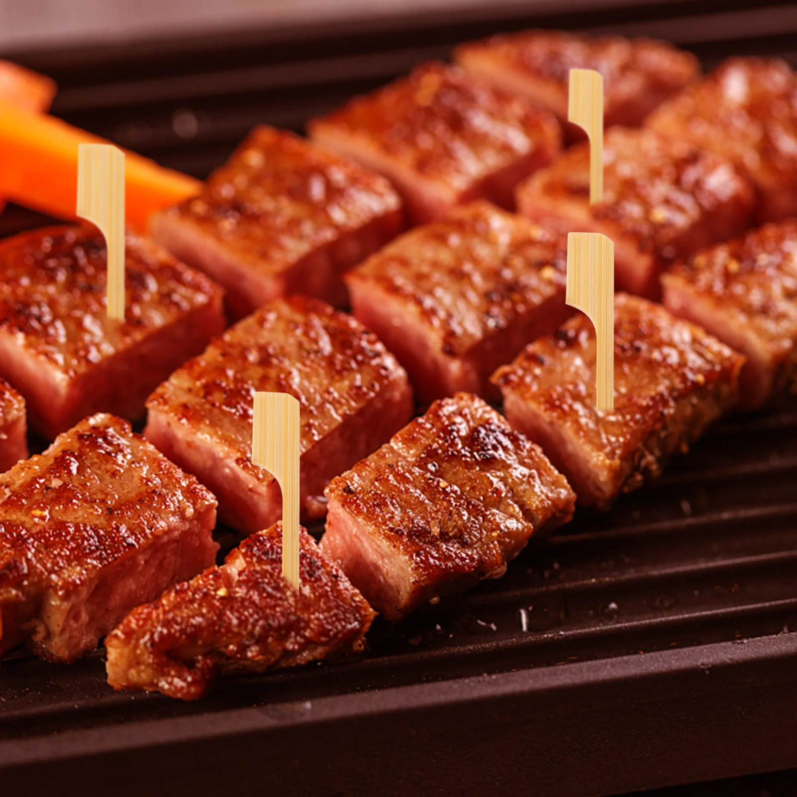 200 Pcs Bamboo BBQ Skewers for Vegetables Grilling Party Kebab Marshmallow Roasting Campfire Fondue Kitchen Tools
200 Pcs Bamboo BBQ Skewers for Vegetables Grilling Party Kebab Marshmallow Roasting Campfire Fondue Kitchen Tools