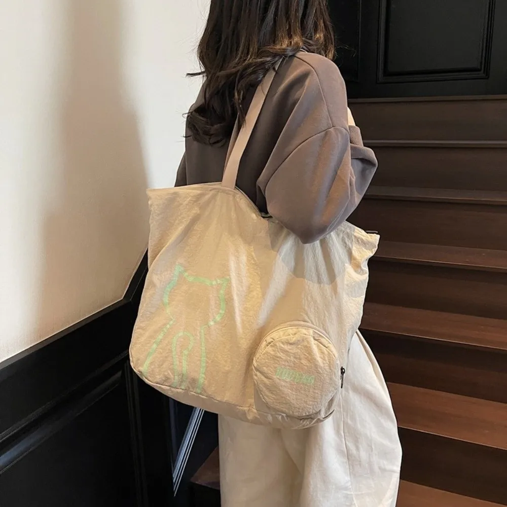 Simple Stylish Women's Tote Bag Large Capacity Leisure Cat Shoulder Bag Versatile Casual Commute Handbag Handbag
Simple Stylish Women's Tote Bag Large Capacity Leisure Cat Shoulder Bag Versatile Casual Commute Handbag Handbag