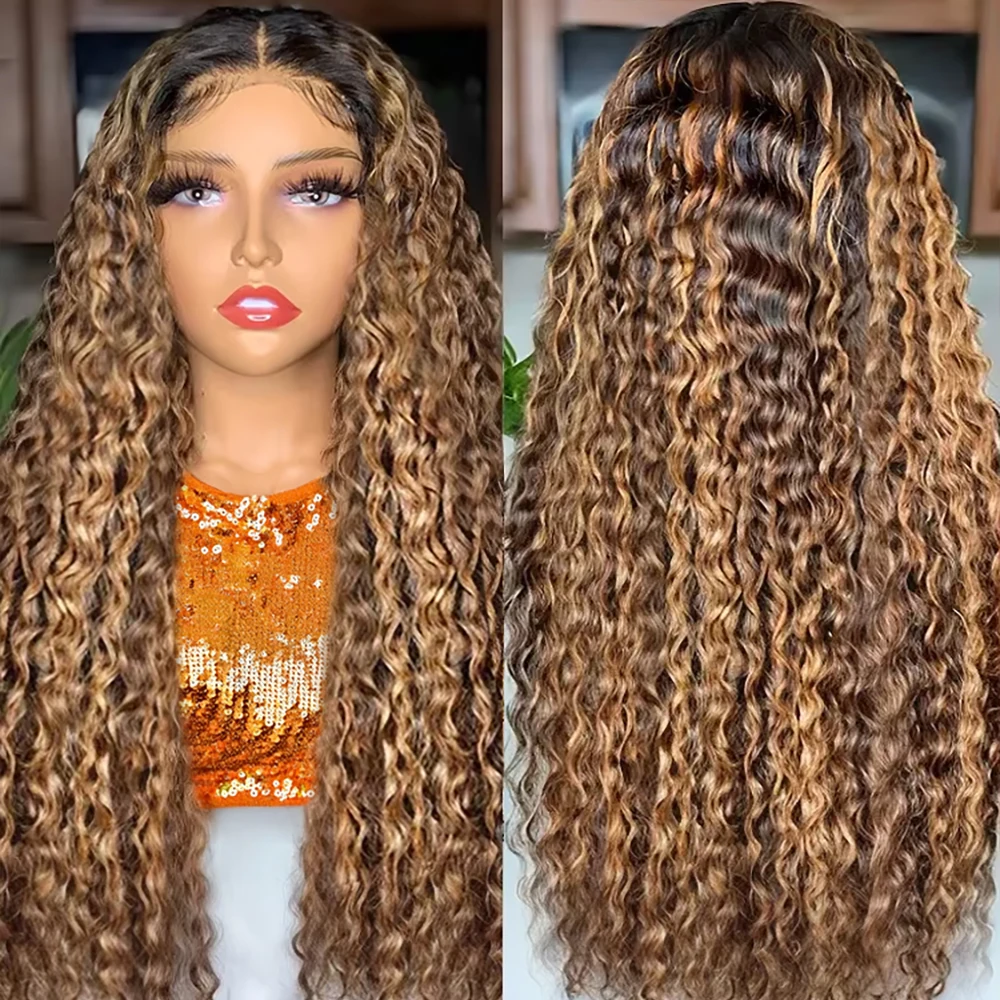 Highlight Ombre 13x4 Deep Wave Lace Frontal Wigs Ready To Wear 4/27 Colored Curly Wigs 7x5 Glueless Wigs Human Hair For Women
Highlight Ombre 13x4 Deep Wave Lace Frontal Wigs Ready To Wear 4/27 Colored Curly Wigs 7x5 Glueless Wigs Human Hair For Women