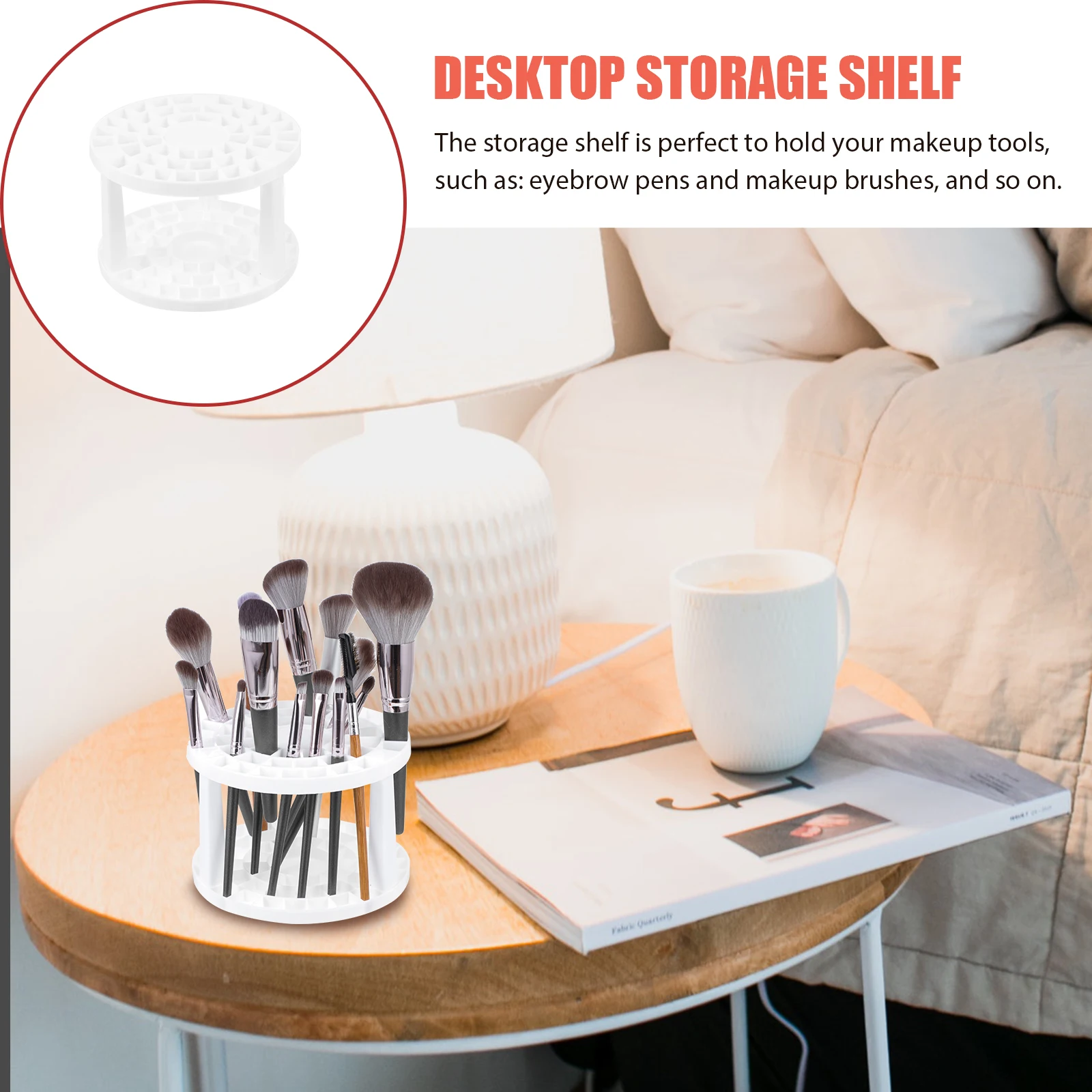 Multi-Slot Detachable Desktop Makeup Brush Storage Rack Organizer Tool Holder Shelf Detachable Makeup Brush Holder
Multi-Slot Detachable Desktop Makeup Brush Storage Rack Organizer Tool Holder Shelf Detachable Makeup Brush Holder