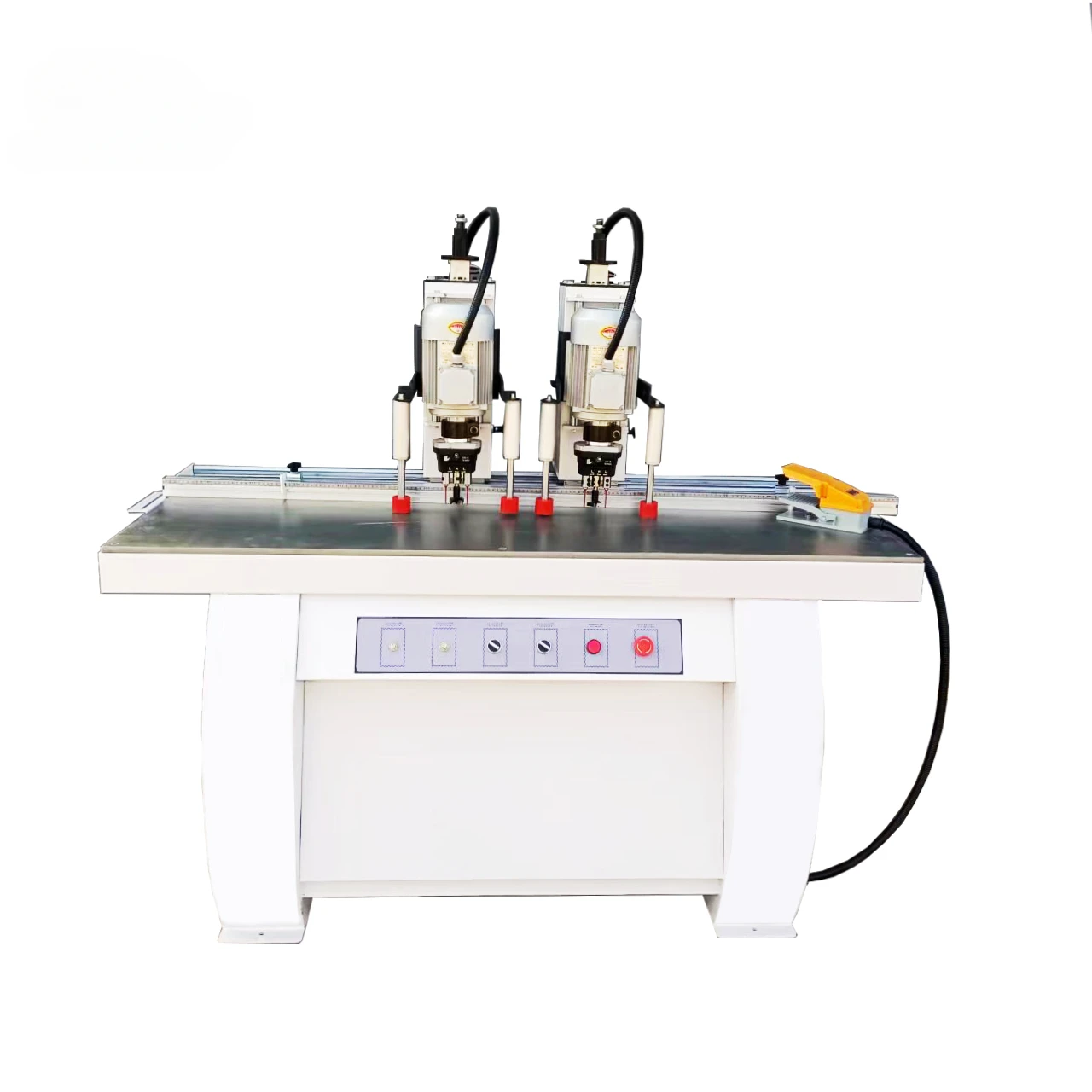 Double Heads Hinge Drilling Machine Multiple spindles Wood Boring Machine For Cabinet Door Making
Double Heads Hinge Drilling Machine Multiple spindles Wood Boring Machine For Cabinet Door Making