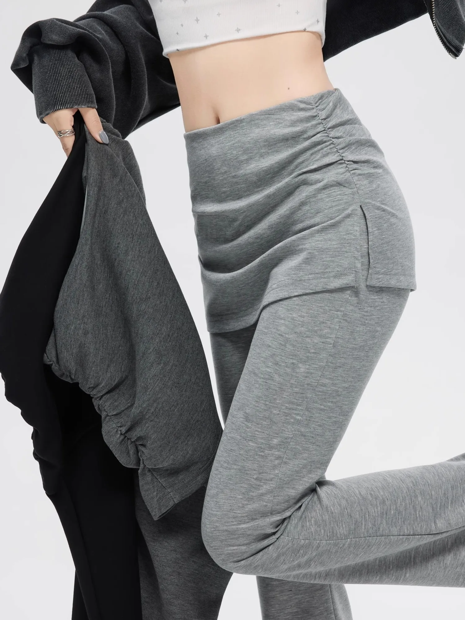 High Waist Slimming Micro Flared Pants Women's Spring New Sporty Casual Trousers Floor-Length Drapey False Two-Piece Skirt
High Waist Slimming Micro Flared Pants Women's Spring New Sporty Casual Trousers Floor-Length Drapey False Two-Piece Skirt