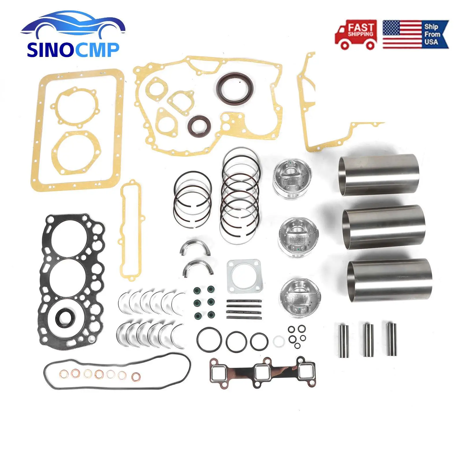 SINOCMP 21 мм L3E L3E-61TG комплект для восстановления двигателя для Mitsubishi L3E L3E-61SDH L3E-61TG L3E-W262KL двигатель New Holland VOLVO EC15
SINOCMP 21 мм L3E L3E-61TG комплект для восстановления двигателя для Mitsubishi L3E L3E-61SDH L3E-61TG L3E-W262KL двигатель New Holland VOLVO EC15