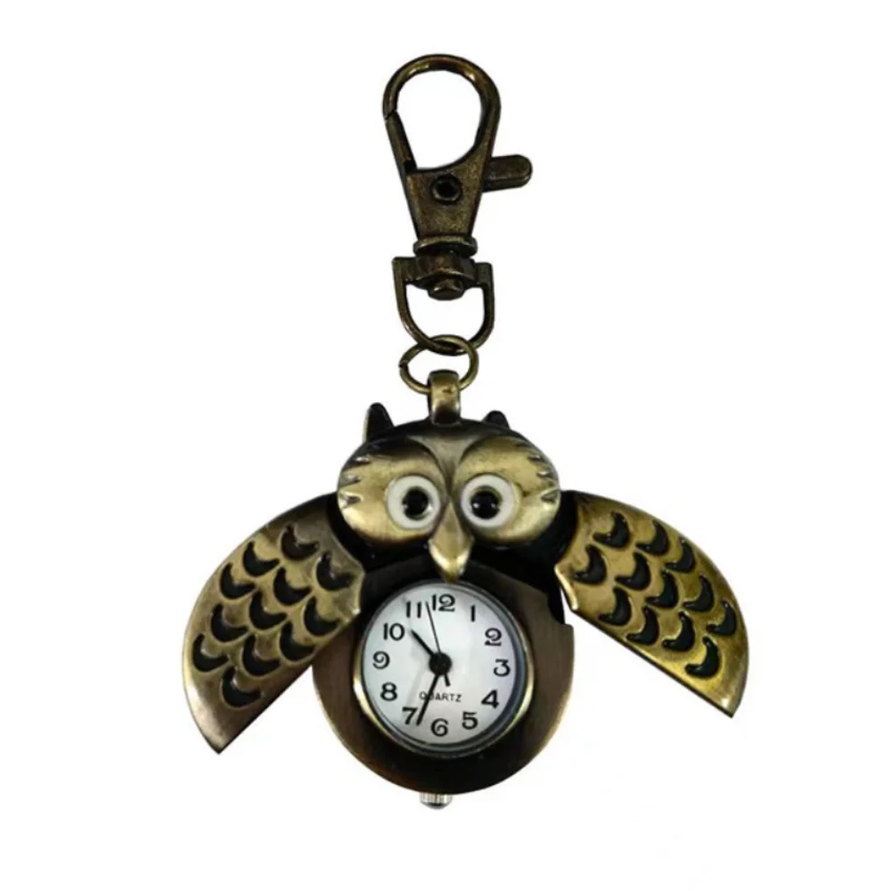 New Owl Shape Pocket Watch Keychain Classic Antique Hang Watch Retro Flip Style Necklace Clock For Unisex Adults Children
New Owl Shape Pocket Watch Keychain Classic Antique Hang Watch Retro Flip Style Necklace Clock For Unisex Adults Children