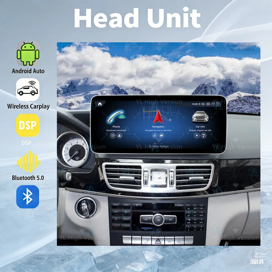 ym 12.3'' Touch Screen For Mercedes Benz E Class W212 2009-2015 Ntg 4.0 4.5 Android 13 Navi Carplay GPS Multimedia Video Player
ym 12.3'' Touch Screen For Mercedes Benz E Class W212 2009-2015 Ntg 4.0 4.5 Android 13 Navi Carplay GPS Multimedia Video Player