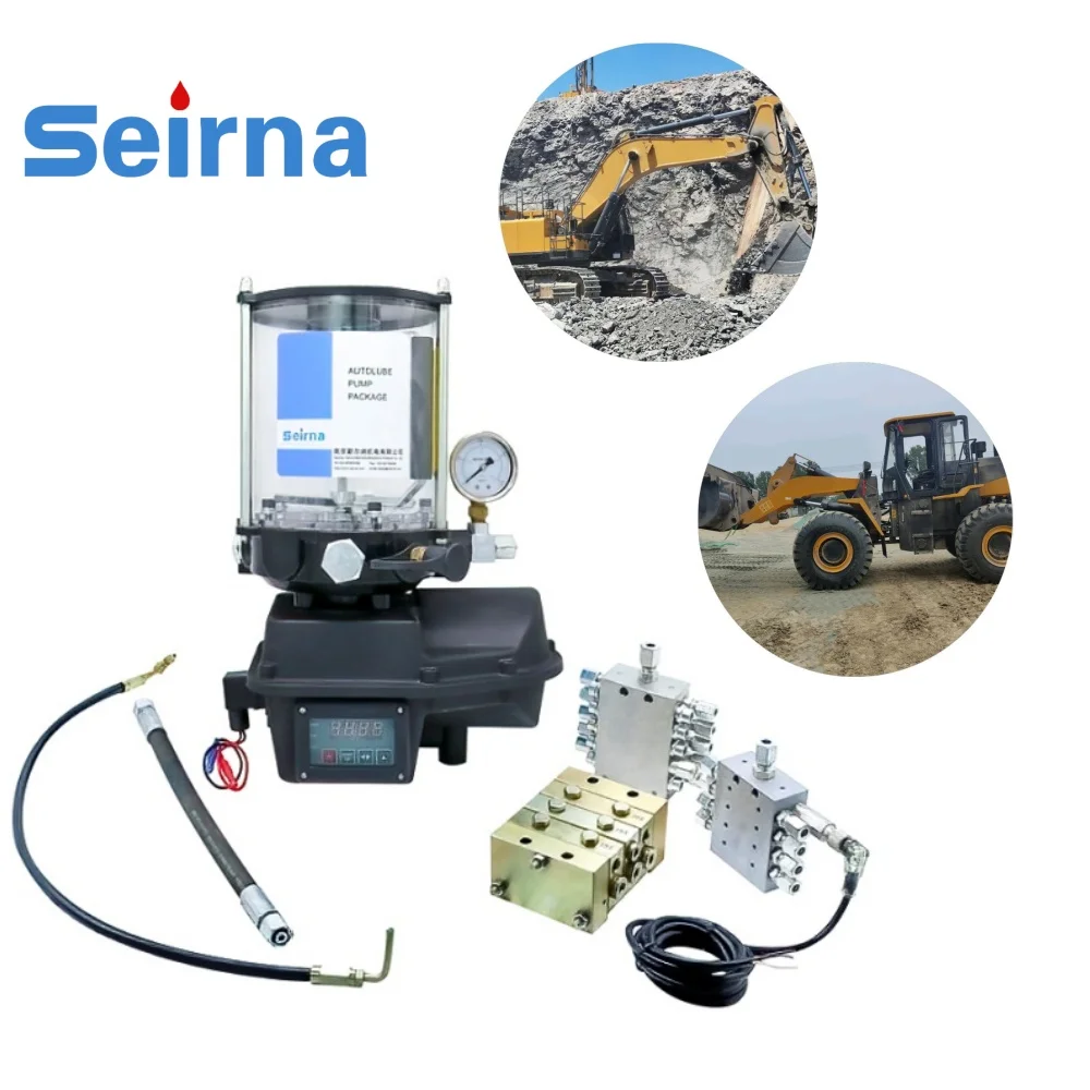 Seirna Hot Sale 220v Automatic Central Grease Lubrication System Electric Lubricant Pump Grease24v for Excavator Loaders Trucks
Seirna Hot Sale 220v Automatic Central Grease Lubrication System Electric Lubricant Pump Grease24v for Excavator Loaders Trucks