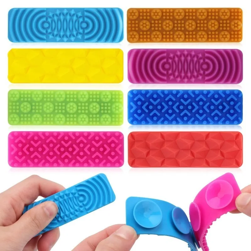 8-Pack Textured Sensory Suction Cup Finger Soothers, Silent Calming Stickers for Adult Relaxation
8-Pack Textured Sensory Suction Cup Finger Soothers, Silent Calming Stickers for Adult Relaxation