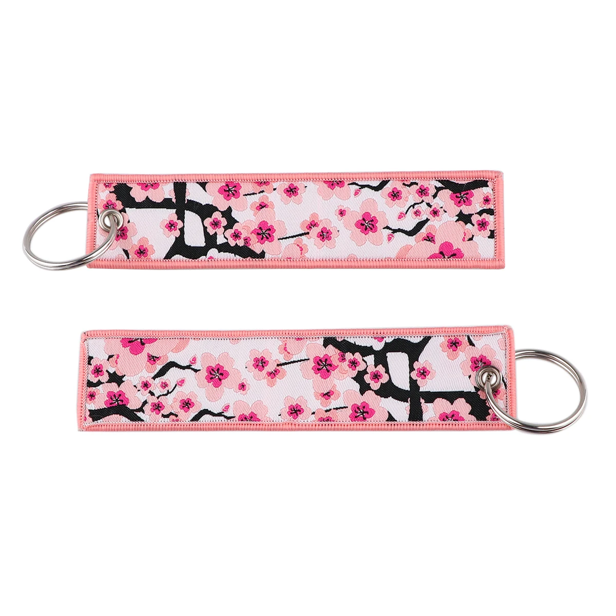 Sakura Double-sides Embroidered Keys Tag Keychains for Women Keyring Japanese Anime Car Keys Fashion Jewelry Accessories Gifts
Sakura Double-sides Embroidered Keys Tag Keychains for Women Keyring Japanese Anime Car Keys Fashion Jewelry Accessories Gifts